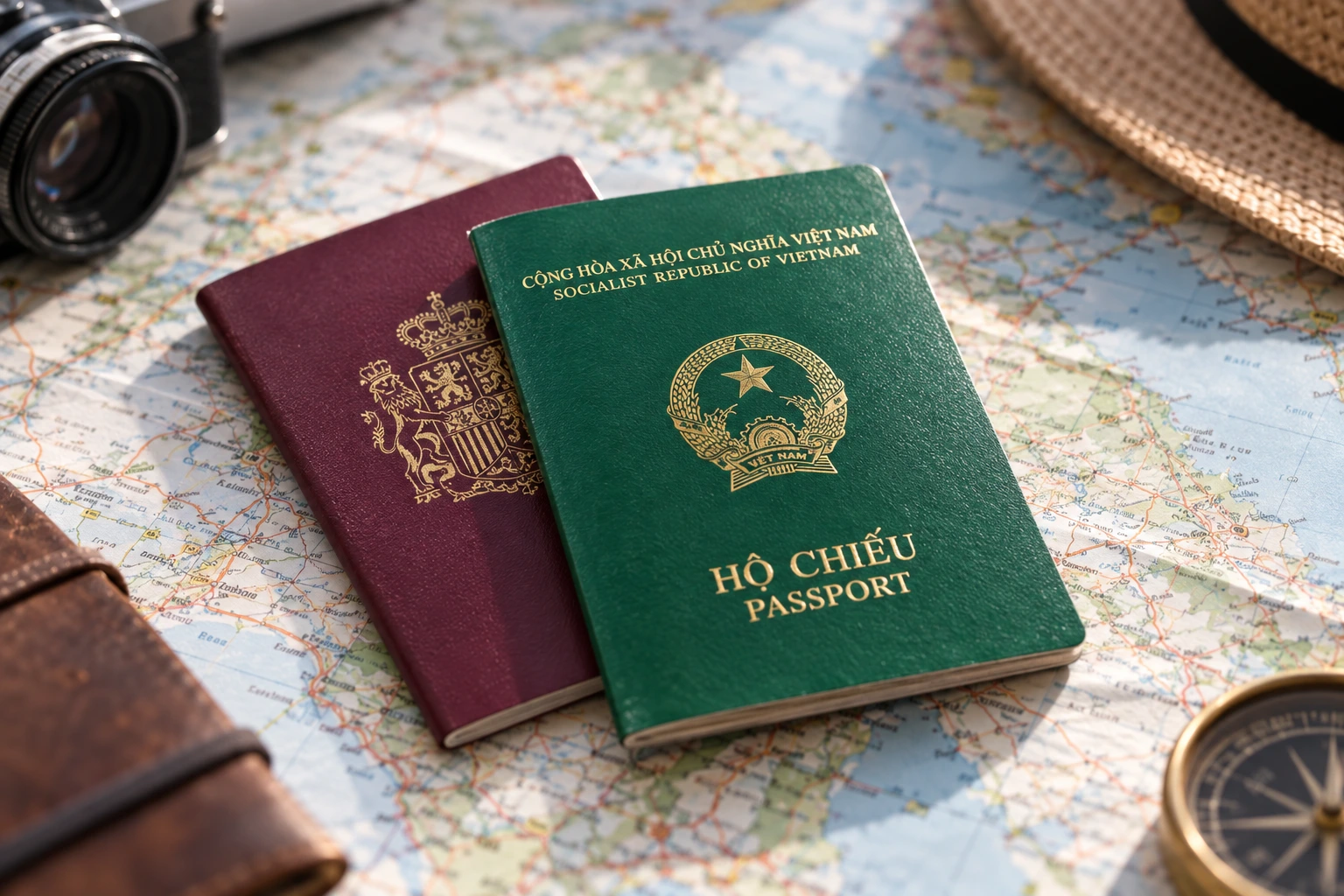 Hộ chiếu là vật bất ly thân của mọi hành khách khi đi du lịch quốc tế
