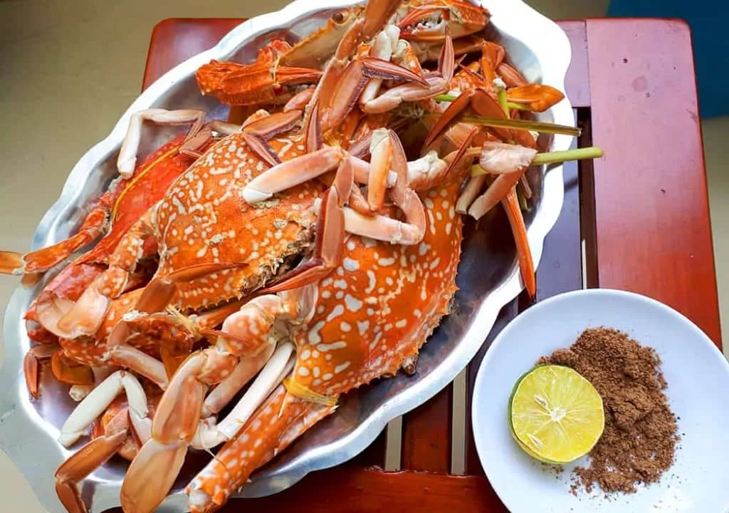 Ghẹ Hàm Ninh tươi ngon với giả cả phải chăng