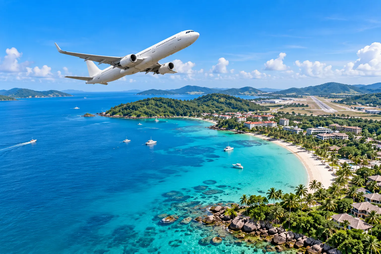 Các chuyến bay tới Phú Quốc đang được triển khai đều đặn mỗi ngày