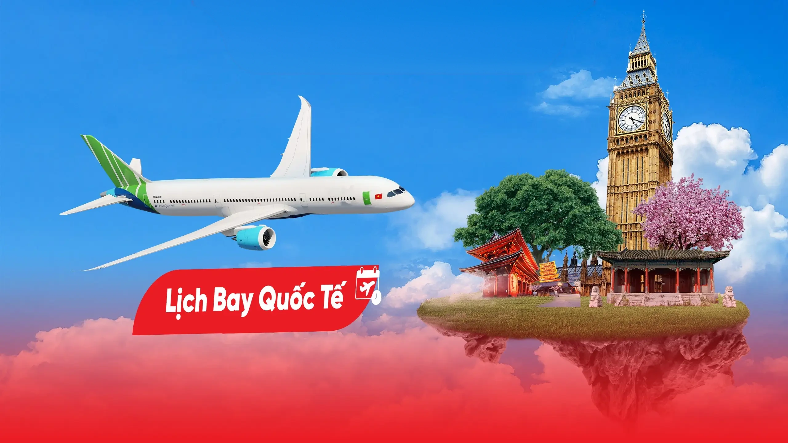 Lịch bay các chuyến bay quốc tế về Việt Nam