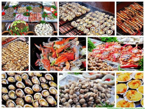 Hải sản phú quốc rất đa dạng hấp dẫn và ngon miệng