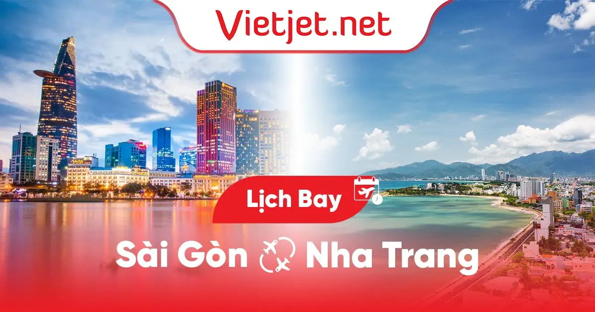 Lịch bay Sài Gòn đi Nha Trang hôm nay