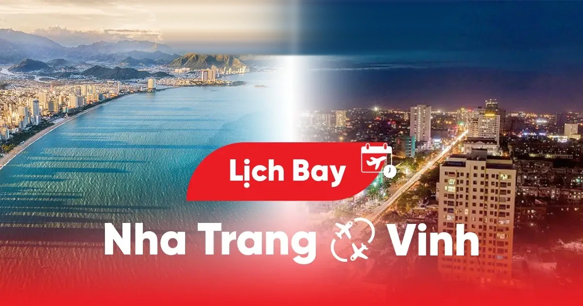 Lịch bay Nha Trang đi Vinh cập nhật hôm nay
