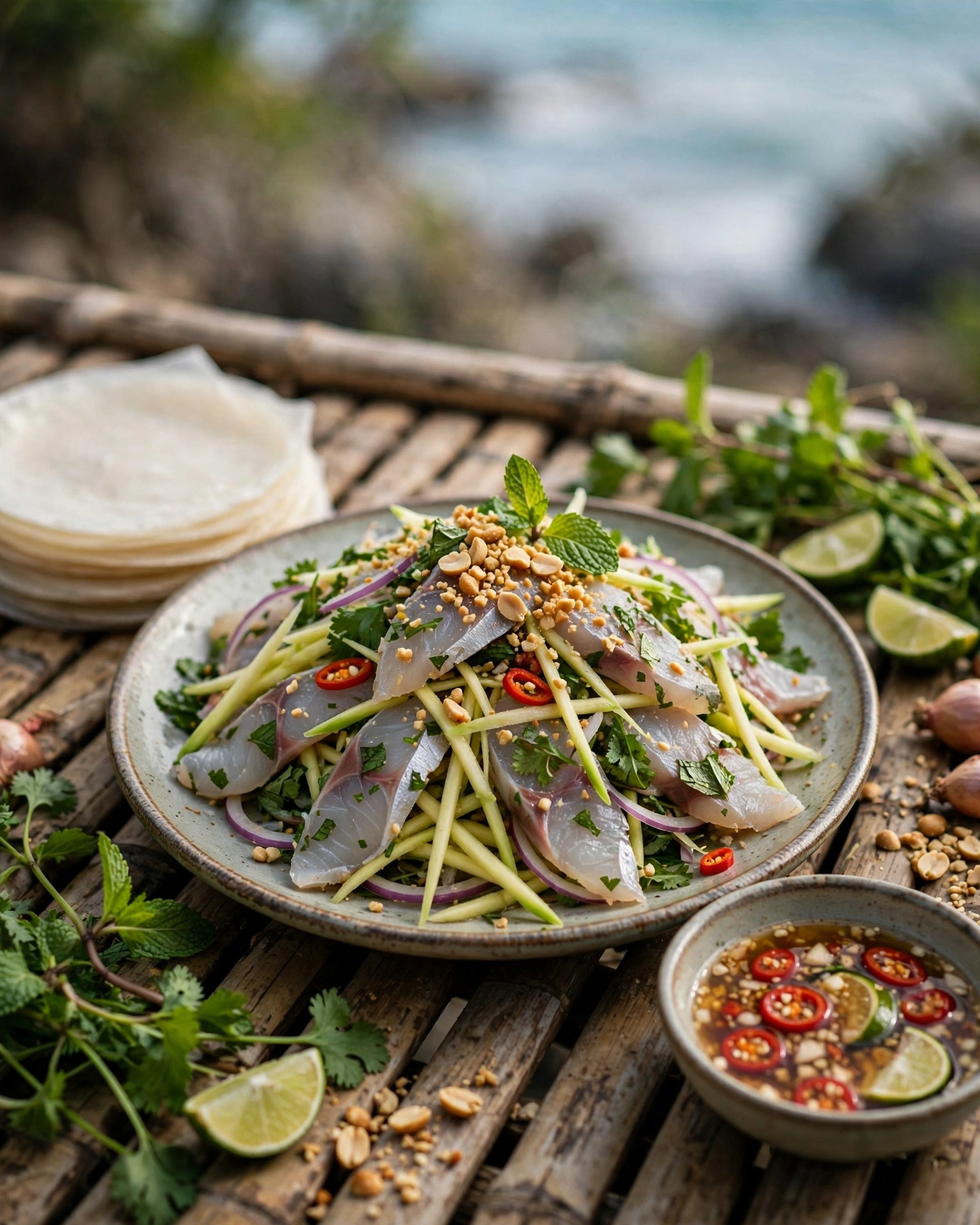 Gỏi cá mai là đặc sản vô cùng hấp dẫn tại Nha Trang