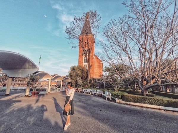 Một góc của Trường Đại học sư phạm Đà Lạt