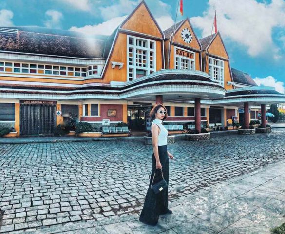 Đến Ga Đà Lạt bạn sẽ những bức hình siêu chất.