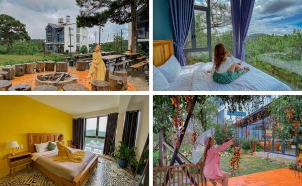 Đà Lạt có rất nhiều homestay có view cực chill