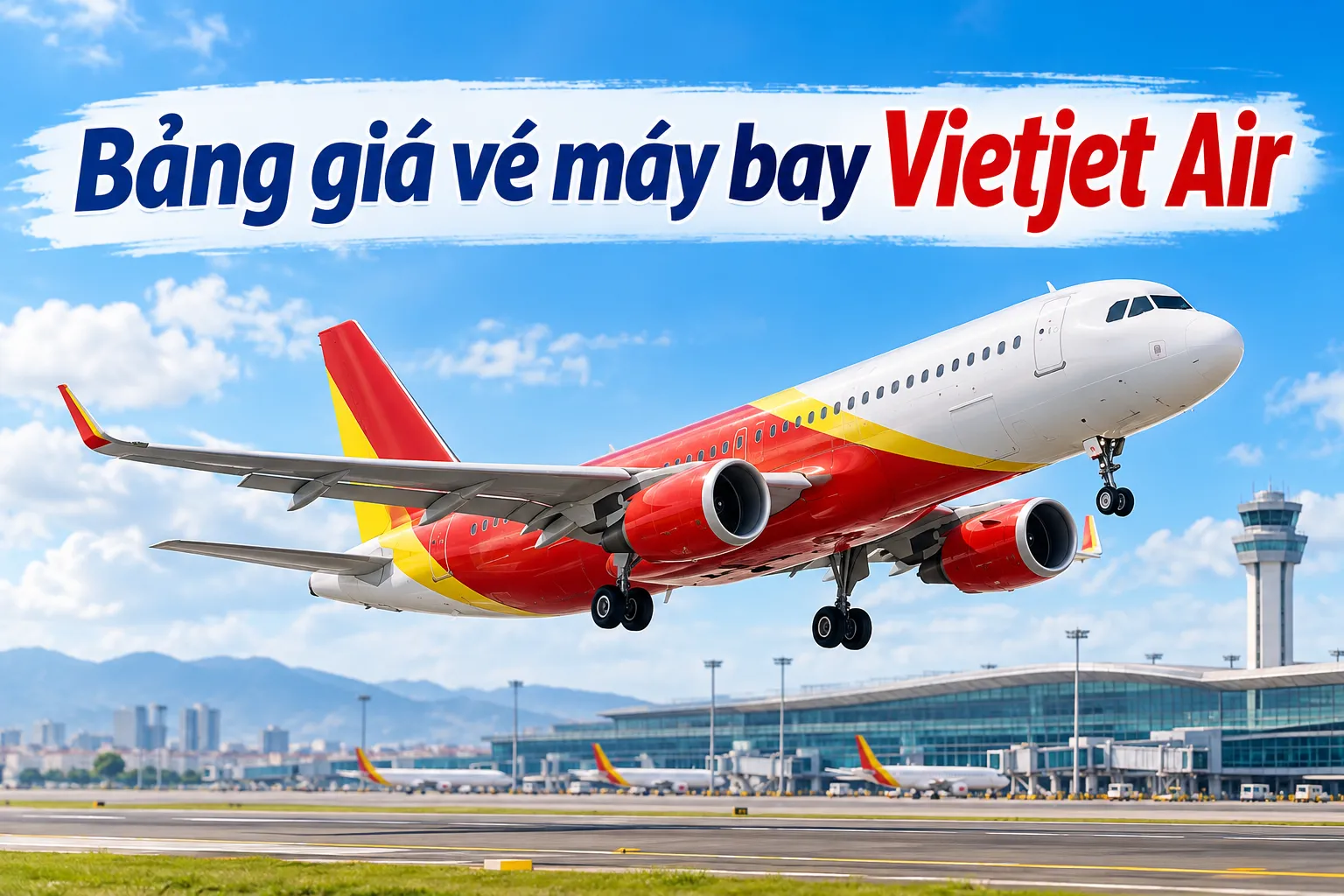 Bảng giá vé máy bay Vietjet Air mới nhất