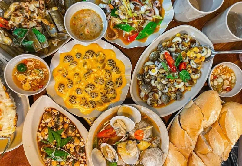 Ốc tại Hải Phòng nổi tiếng về độ tươi ngon và giá cả phải chăng