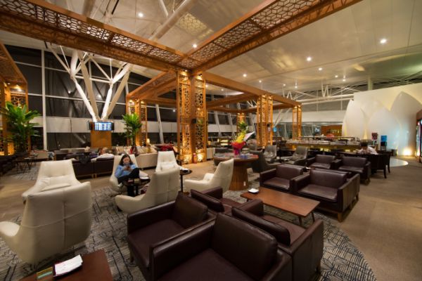Phòng chờ hạng Thương gia của Vietnam Airlines (Ảnh: Internet)