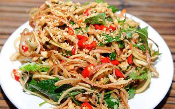 Nộm hoa chuối rất tốt cho sức khỏe