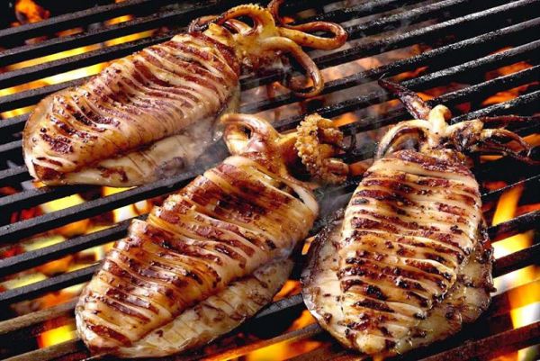 Mực nướng Đảo Phú Quý