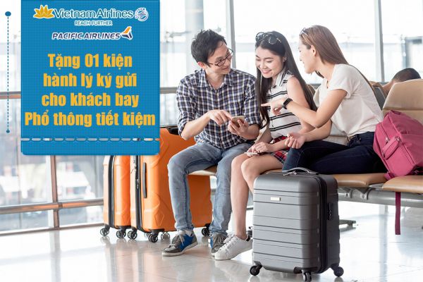 Vietnam Airlines tặng 23kg hành lý ký gửi