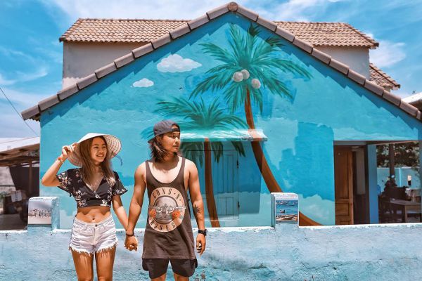Check-in Hội An tại làng Bích hoạ Tam Thanh (Ảnh: sưu tầm)