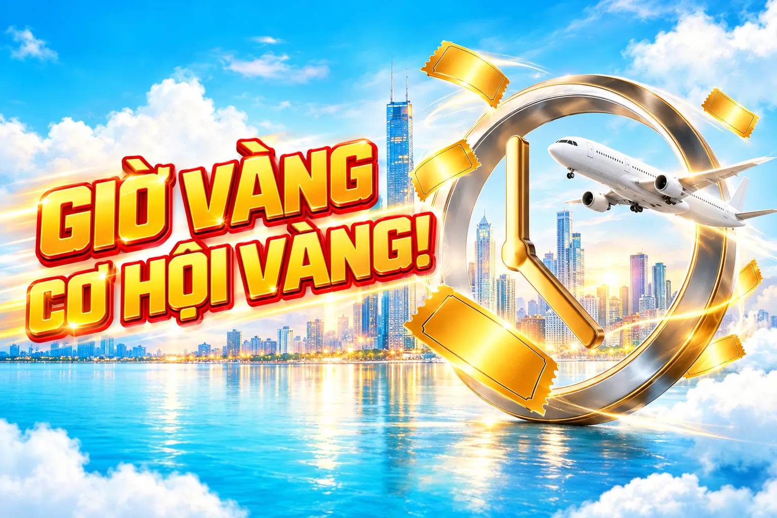 Vietjet khuyến mãi 0 đồng 12h trưa - Mở bán mỗi ngày