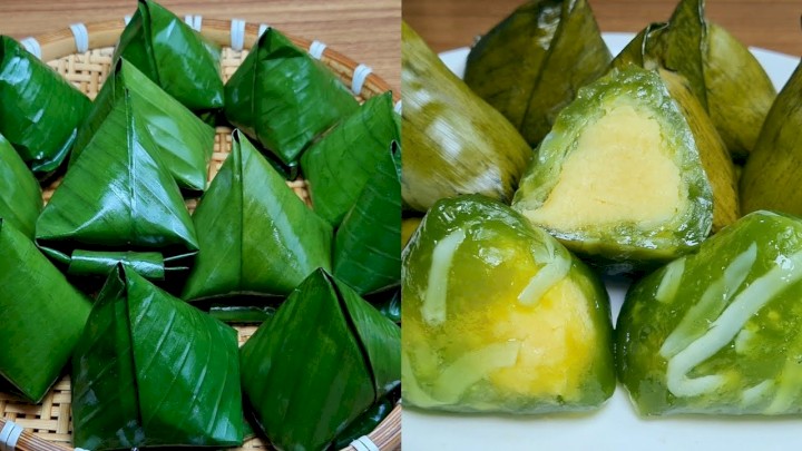 Bánh ít lá dứa - Món ngon Bến Tre