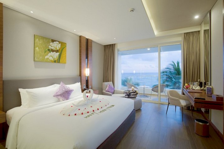 Bên trong phòng nghỉ dưỡng tại Khách sạn Seashells Phú Quốc