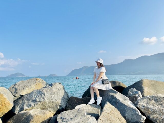 Biển Côn Đảo rất đẹp chỉ cần đứng tạo dáng là đã có ảnh xinh rồi
