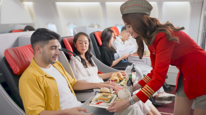 Tận hưởng sự thư thái và bay thoải mái cùng Vietjet thôi!