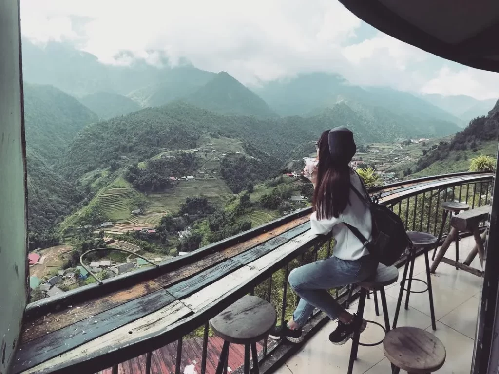 Du khách check in tại một homestay tại Sapa (Ảnh: Sưu tầm)