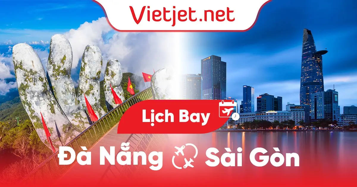 Lịch bay Đà Nẵng đi Sài Gòn (TP. HCM) hôm nay
