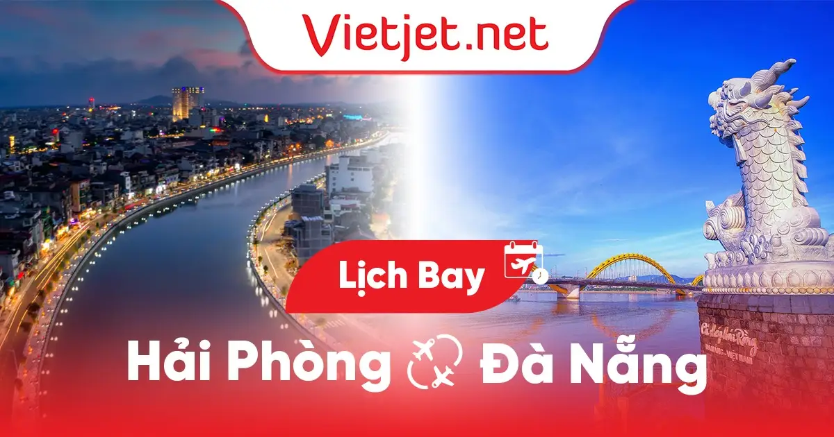Lịch bay Hải Phòng đi Đà Nẵng hôm nay