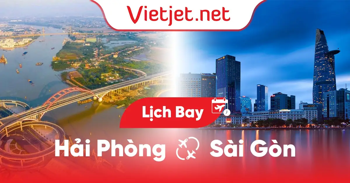 Lịch bay Hải Phòng đi Sài Gòn (TP. HCM) hôm nay