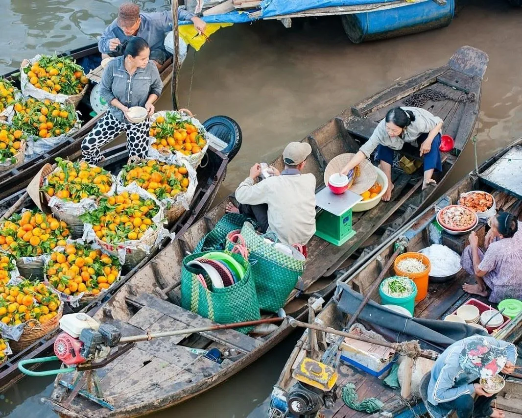 Ghé chợ nổi Cái Răng khám phá nét đặc sắc của miền sông nước