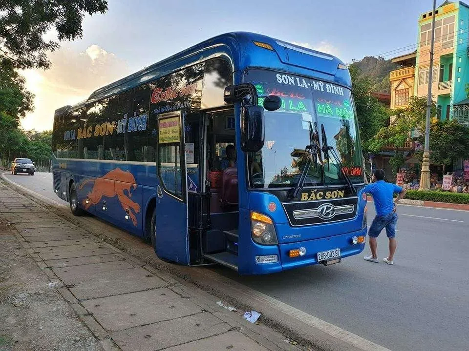 Nhà xe Bắc Sơn từ Hà Nội đi Sơn La
