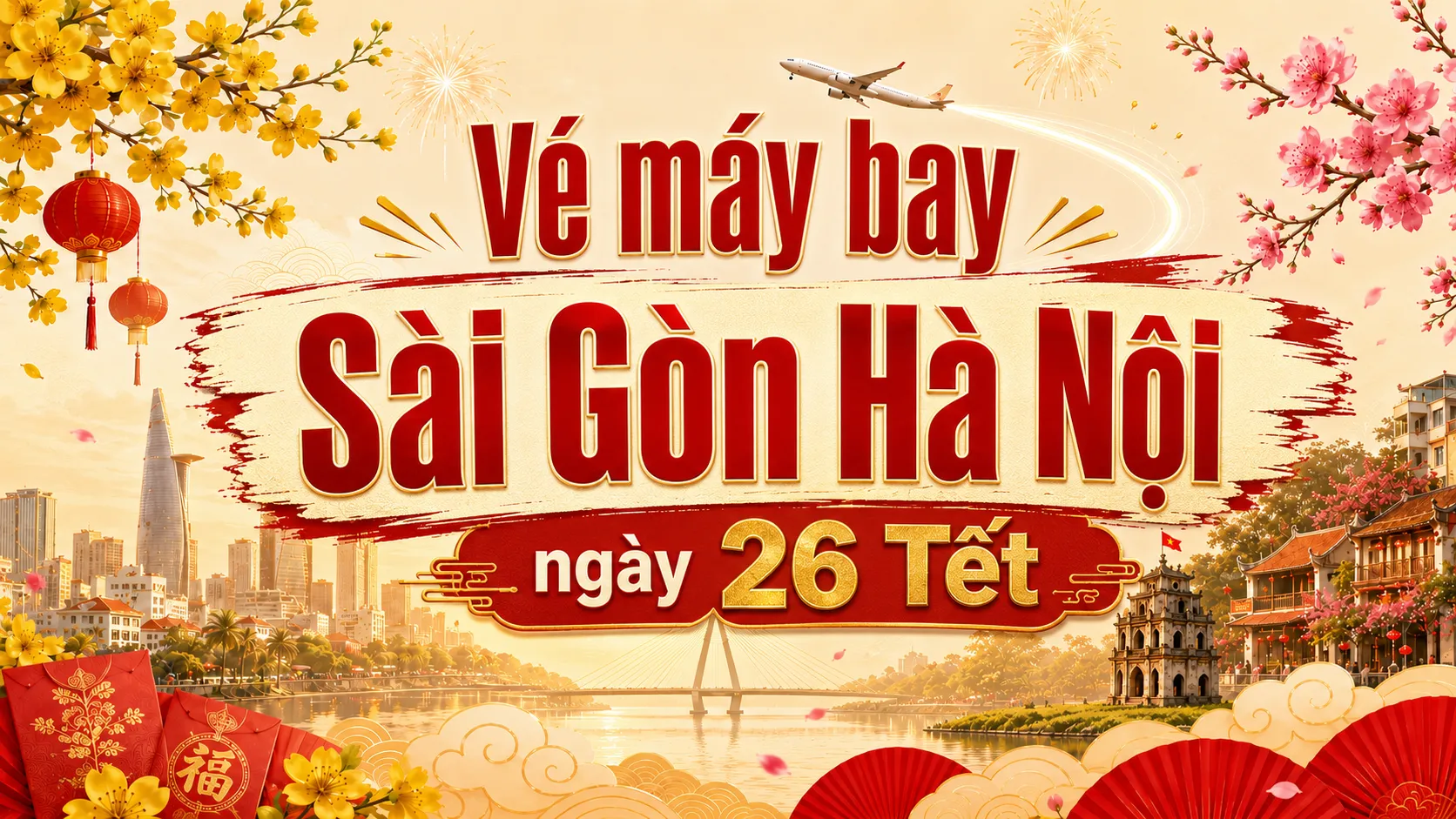 Vé máy bay Sài Gòn Hà Nội ngày 26 Tết 2027 bao nhiêu tiền?