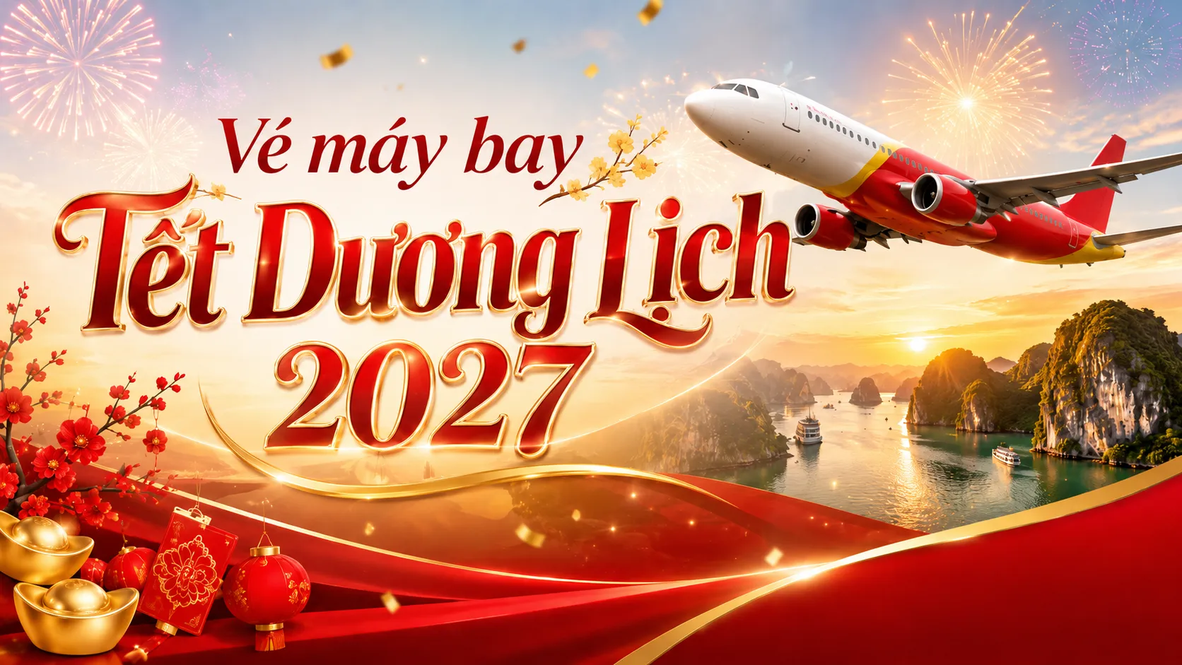 Vé máy bay Tết Dương Lịch 2027 bao nhiêu tiền?