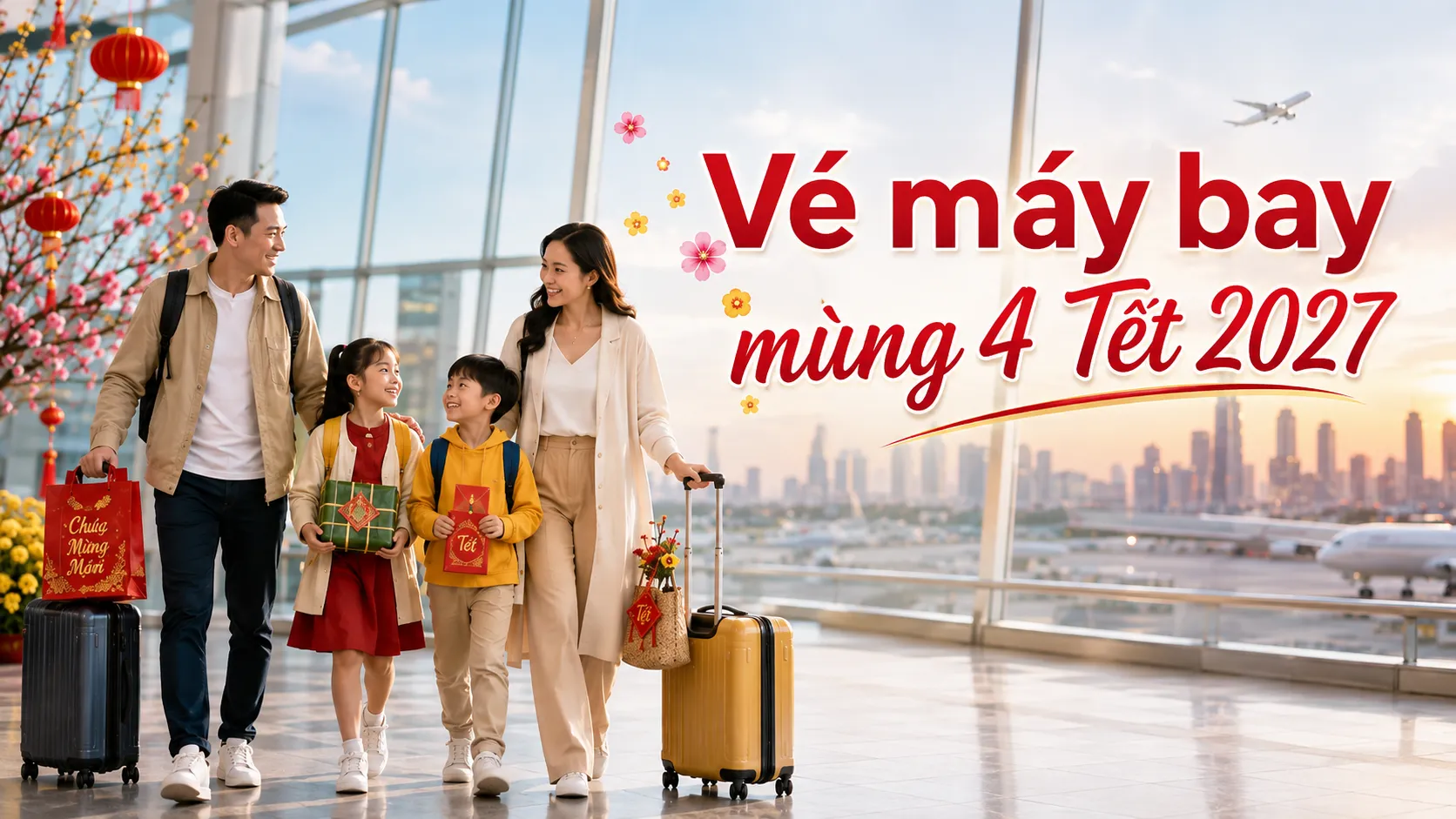 Vé máy bay mùng 4 Tết 2027, trở lại thành phố
