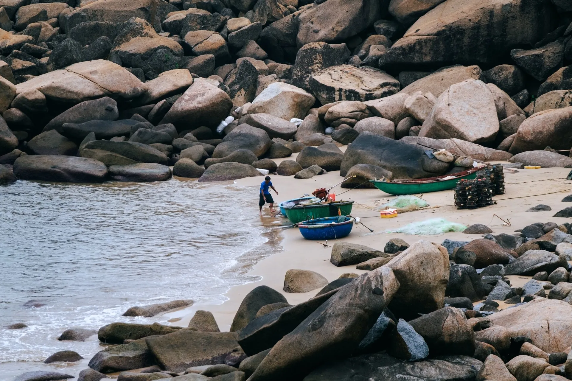 Làng chài biển Hà Tĩnh