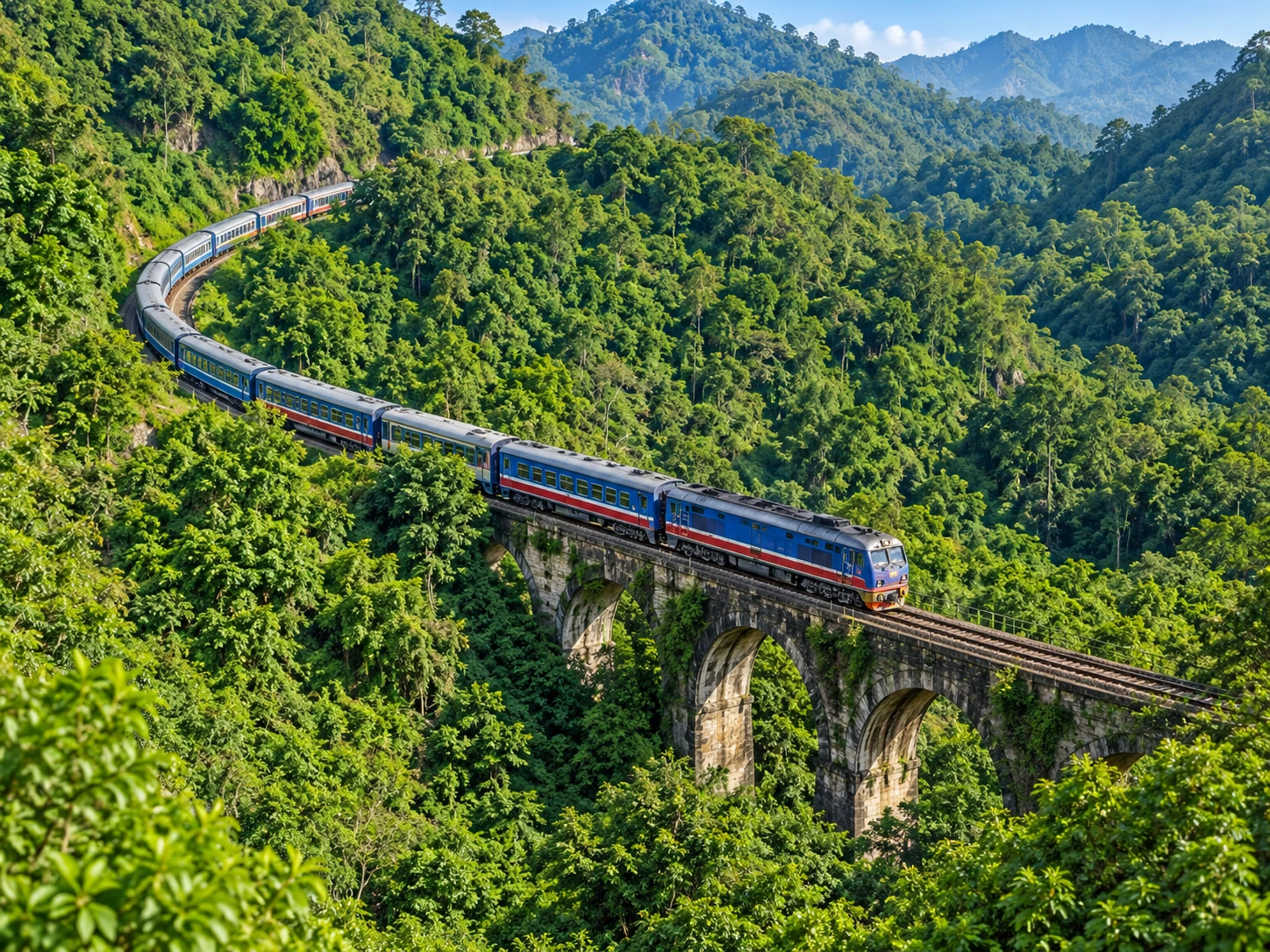 Tàu hoả là phương tiện di chuyển đến Nha Trang được nhiều du khách yêu thích