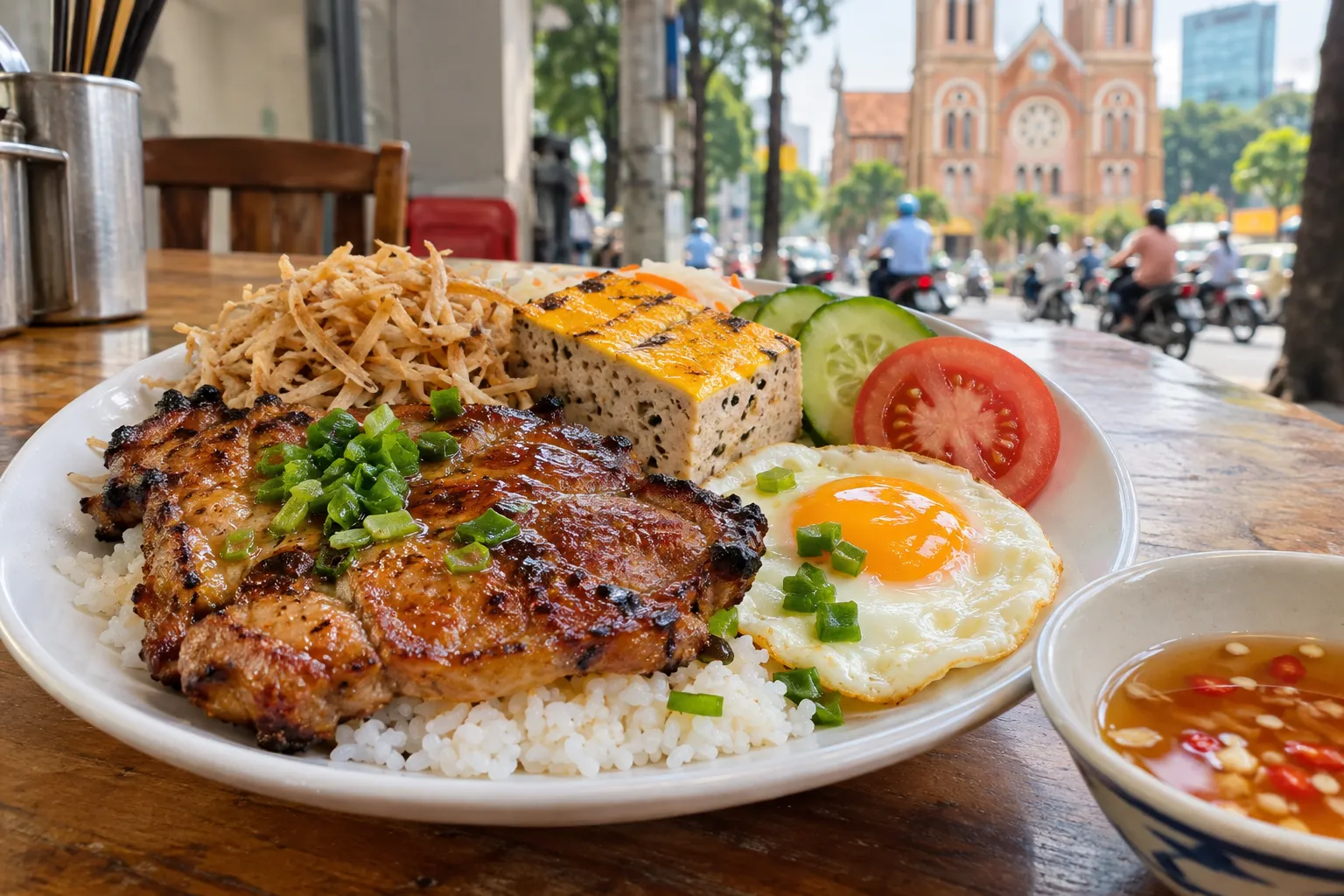 Nhất định phải thưởng thức một dĩa cơm tấm khi du lịch Sài Gòn
