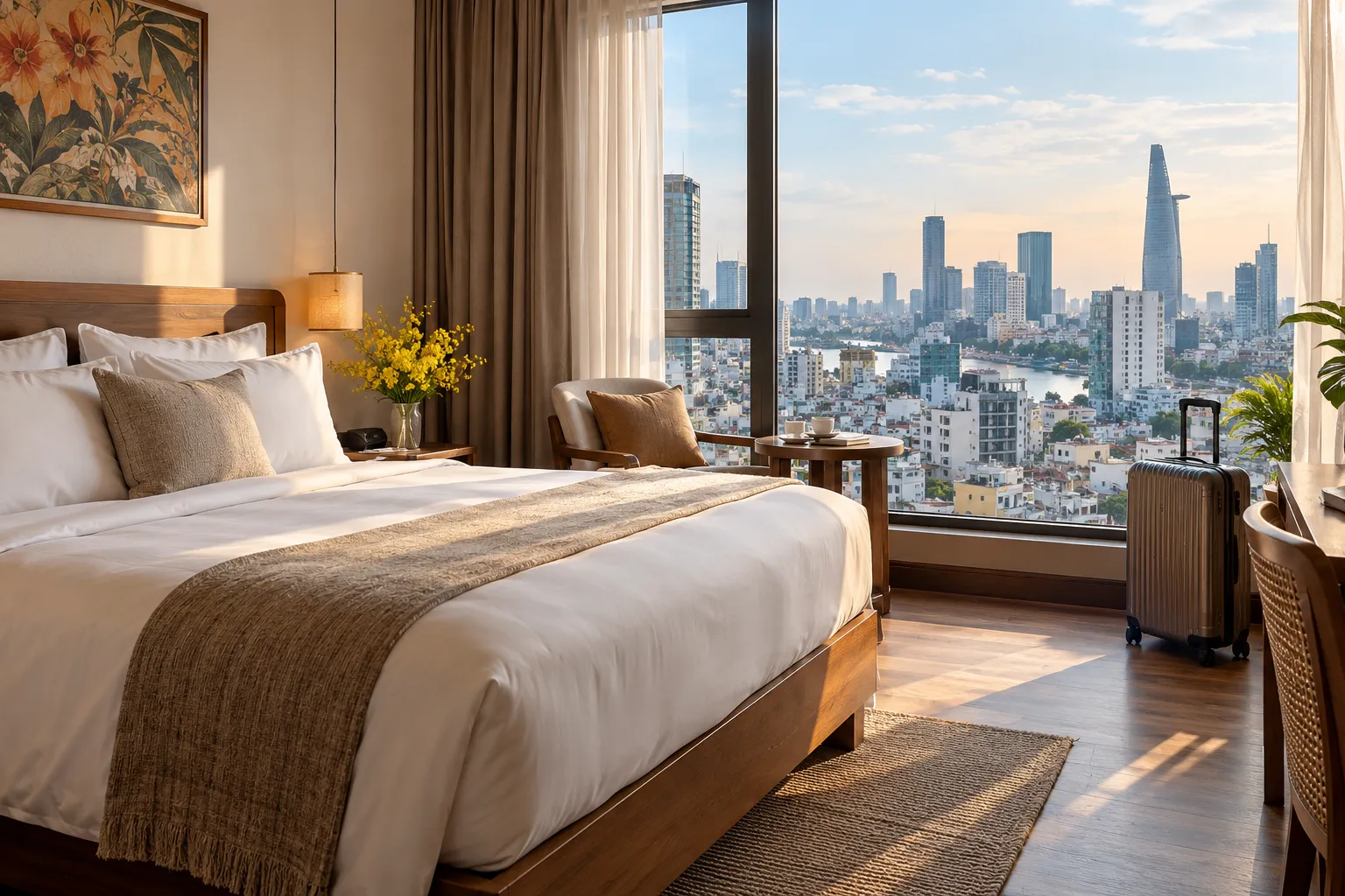 Silverland Jolie Hotel là khách sạn 4 sao nằm ngay trung tâm quận 1