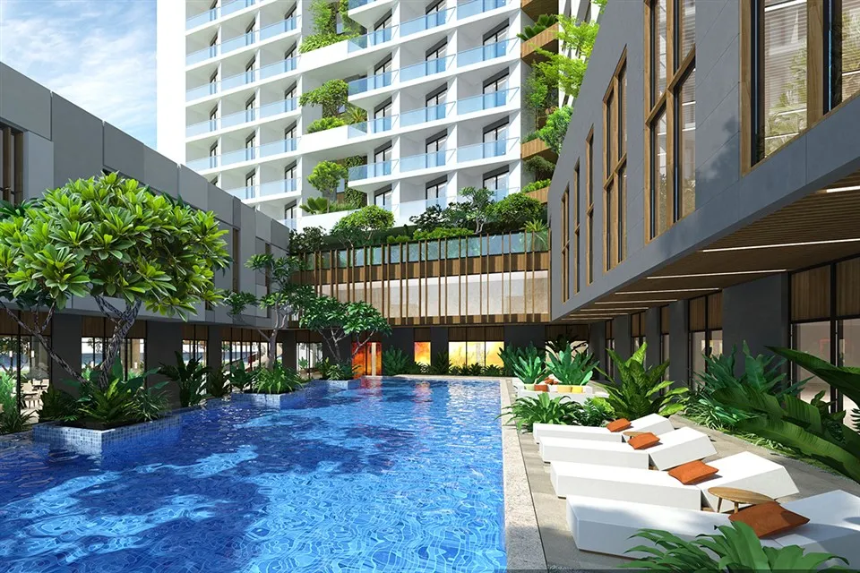 Fleur De Lys Hotel Quy Nhơn với phong cách kiến trúc Pháp hiện đại