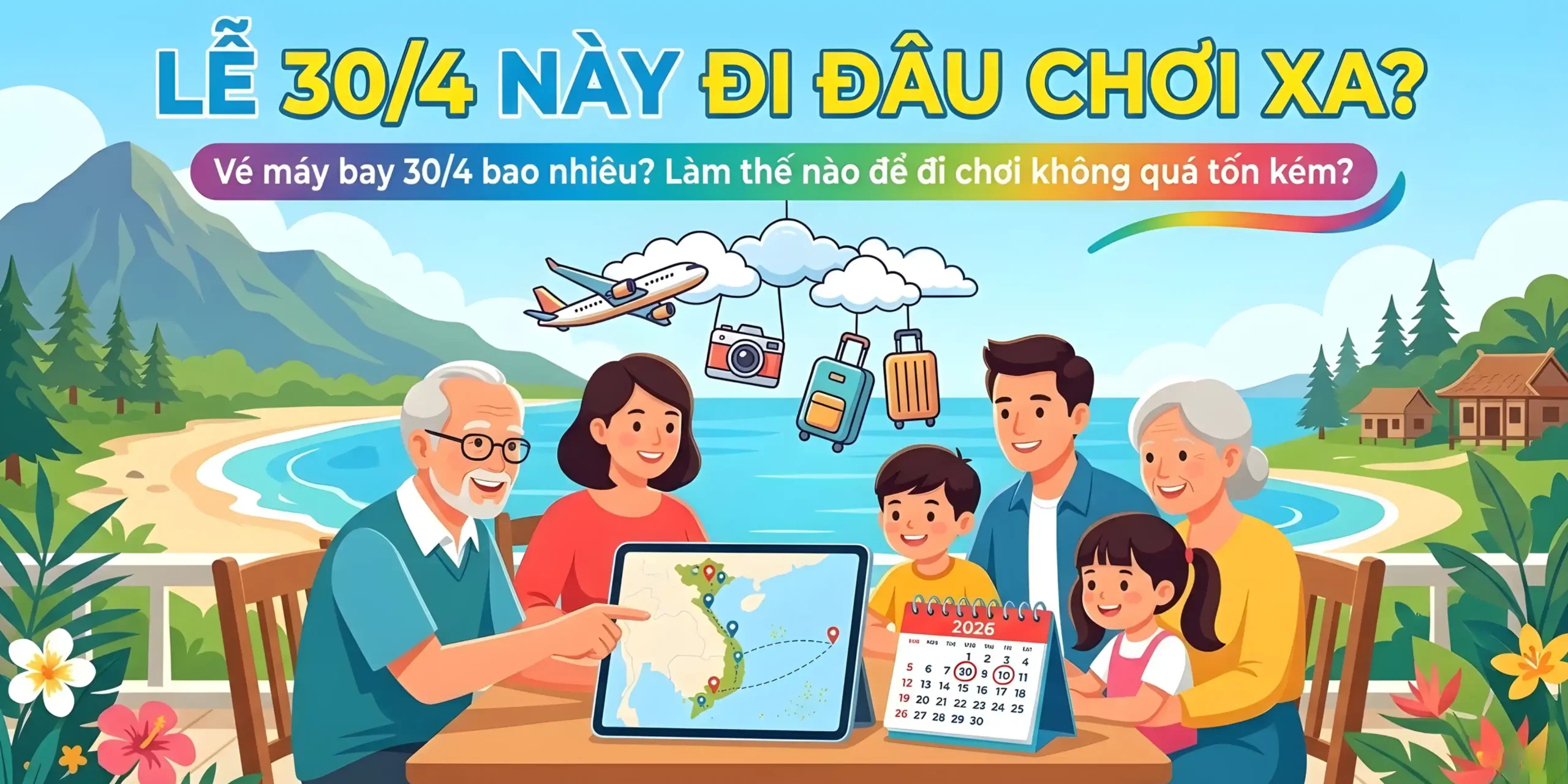 Vé máy bay 30/4 giá bao nhiêu? Bí kíp đặt vé rẻ cho kỳ nghỉ dài
