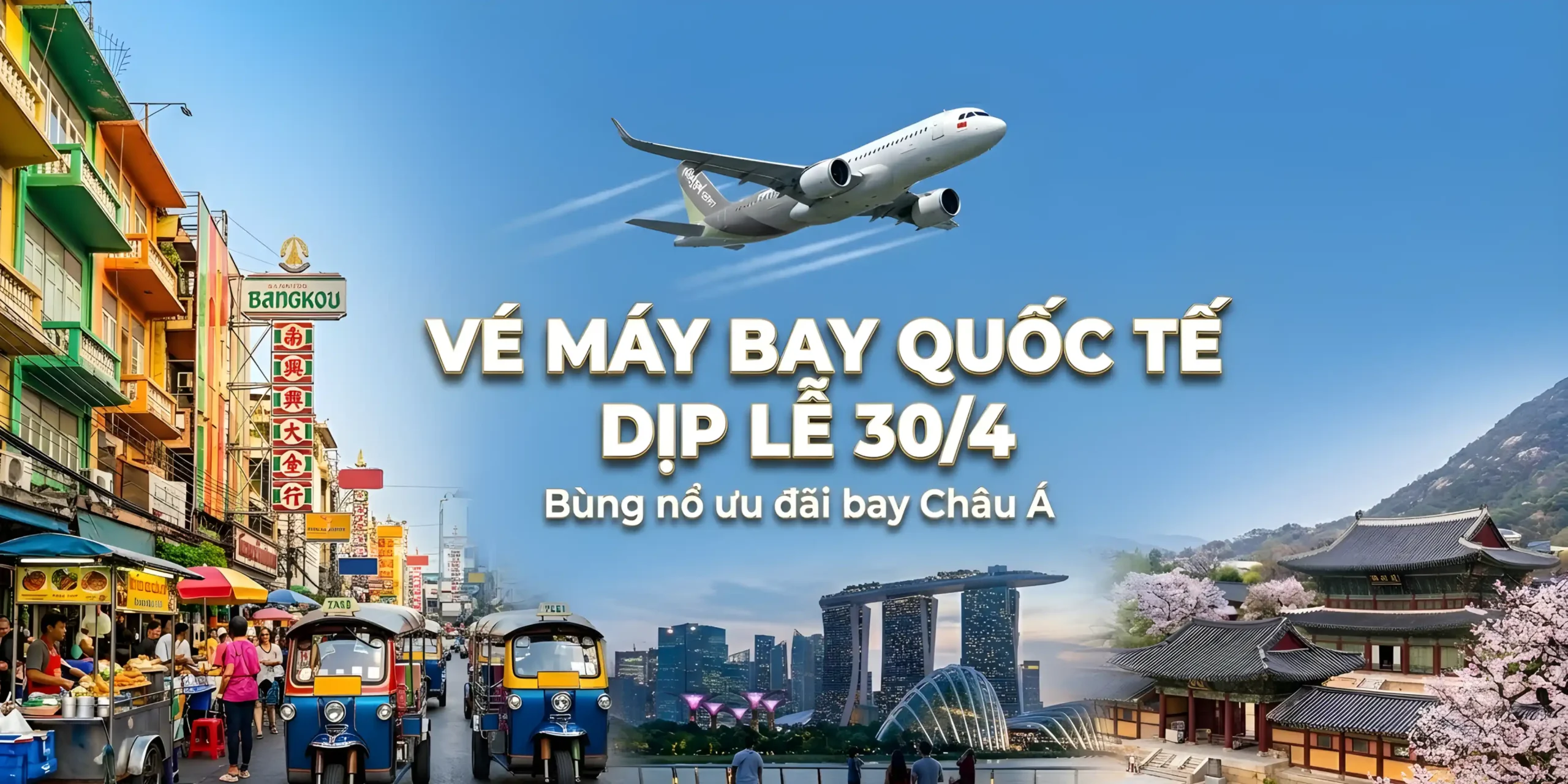Vé máy bay quốc tế dịp lễ 30/4 tăng nhiệt, các hãng hàng không tung nhiều ưu đãi hấp dẫn