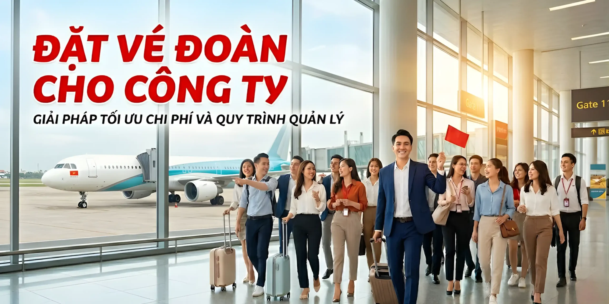 Đặt vé đoàn cho công ty, giải pháp tối ưu chi phí và quy trình quản lý