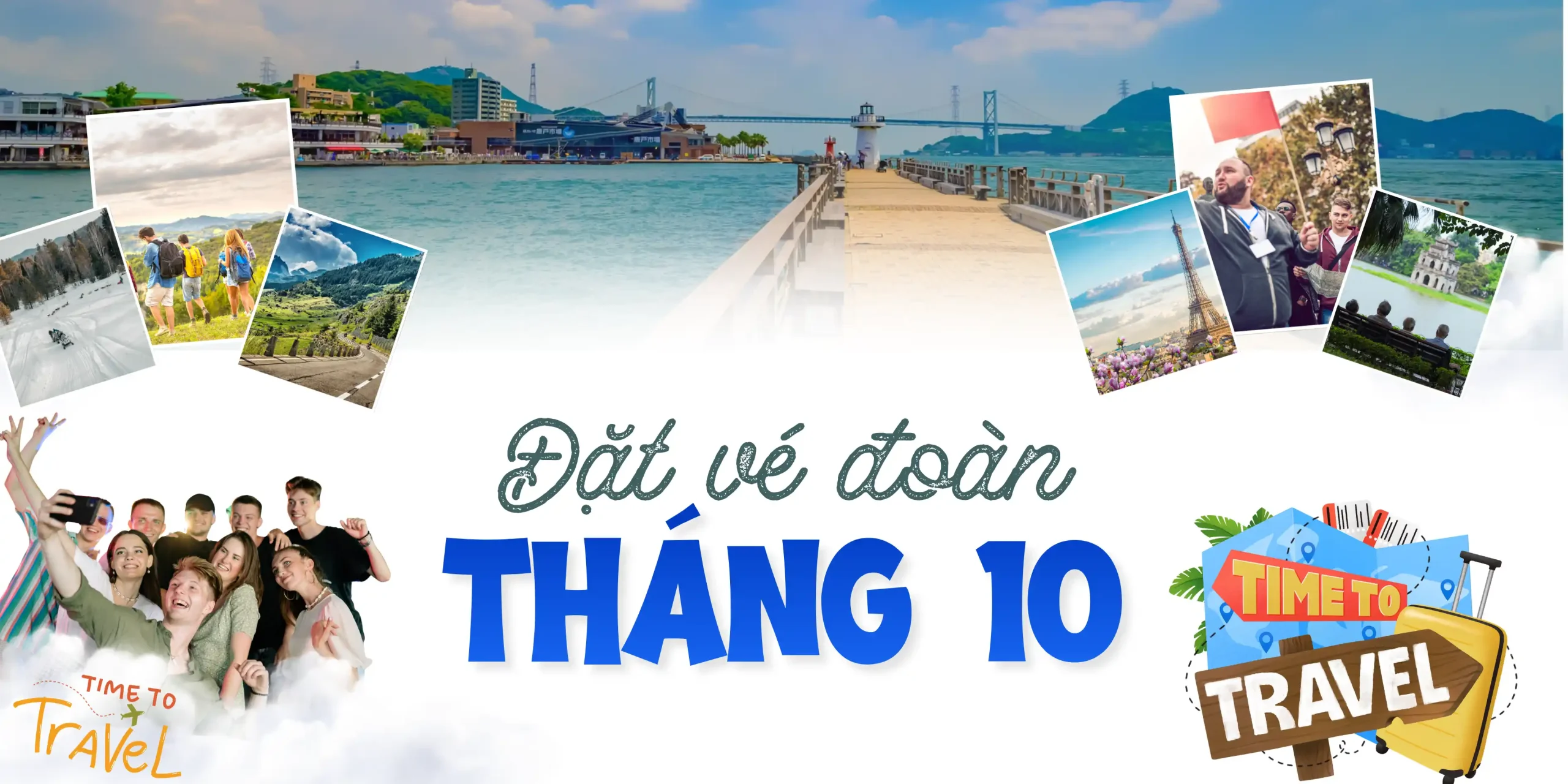 Đặt vé đoàn tháng 10, khởi đầu hành trình rực rỡ