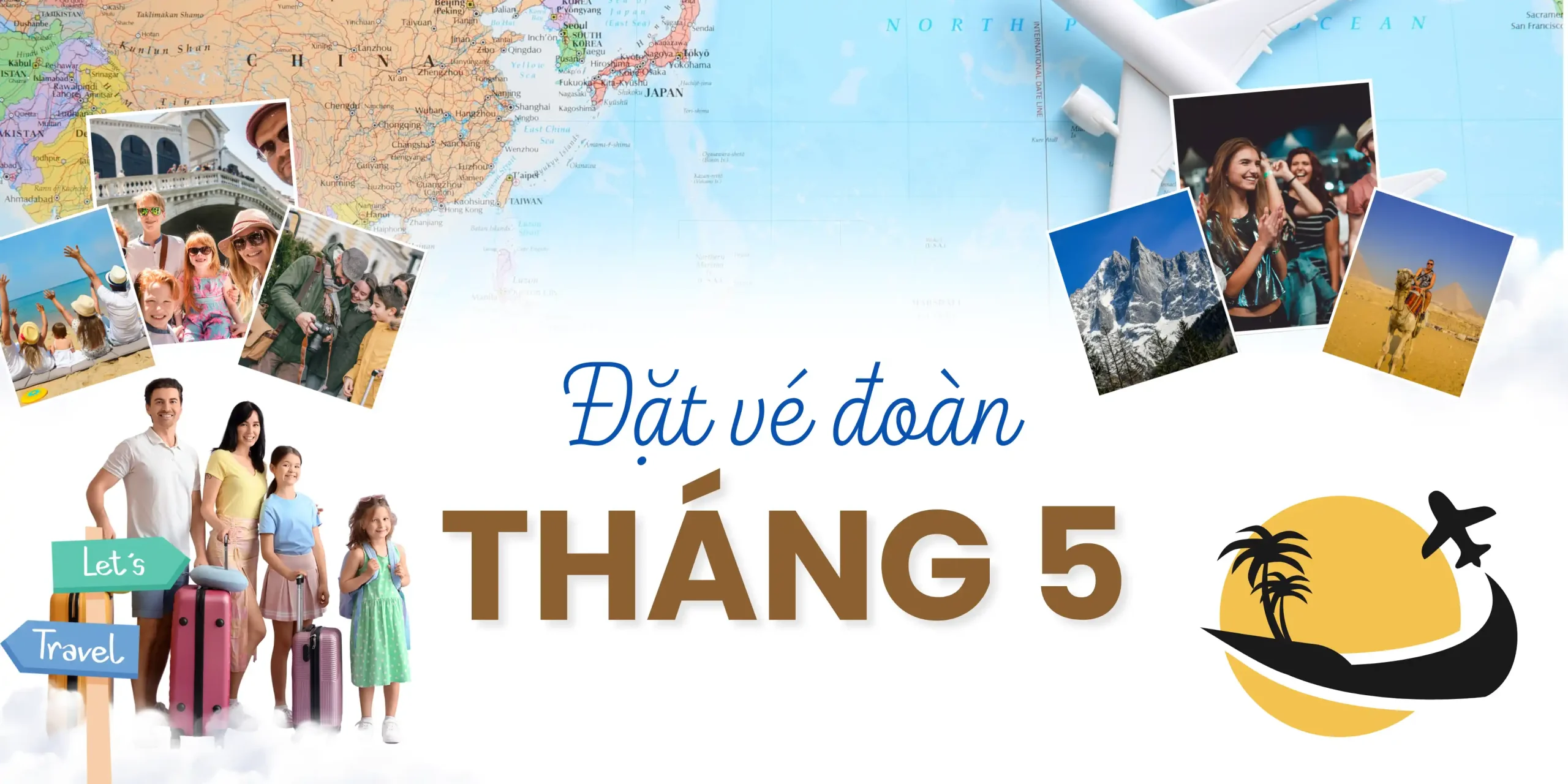 Đặt vé đoàn tháng 5, khởi đầu mùa hè cùng những người thương yêu