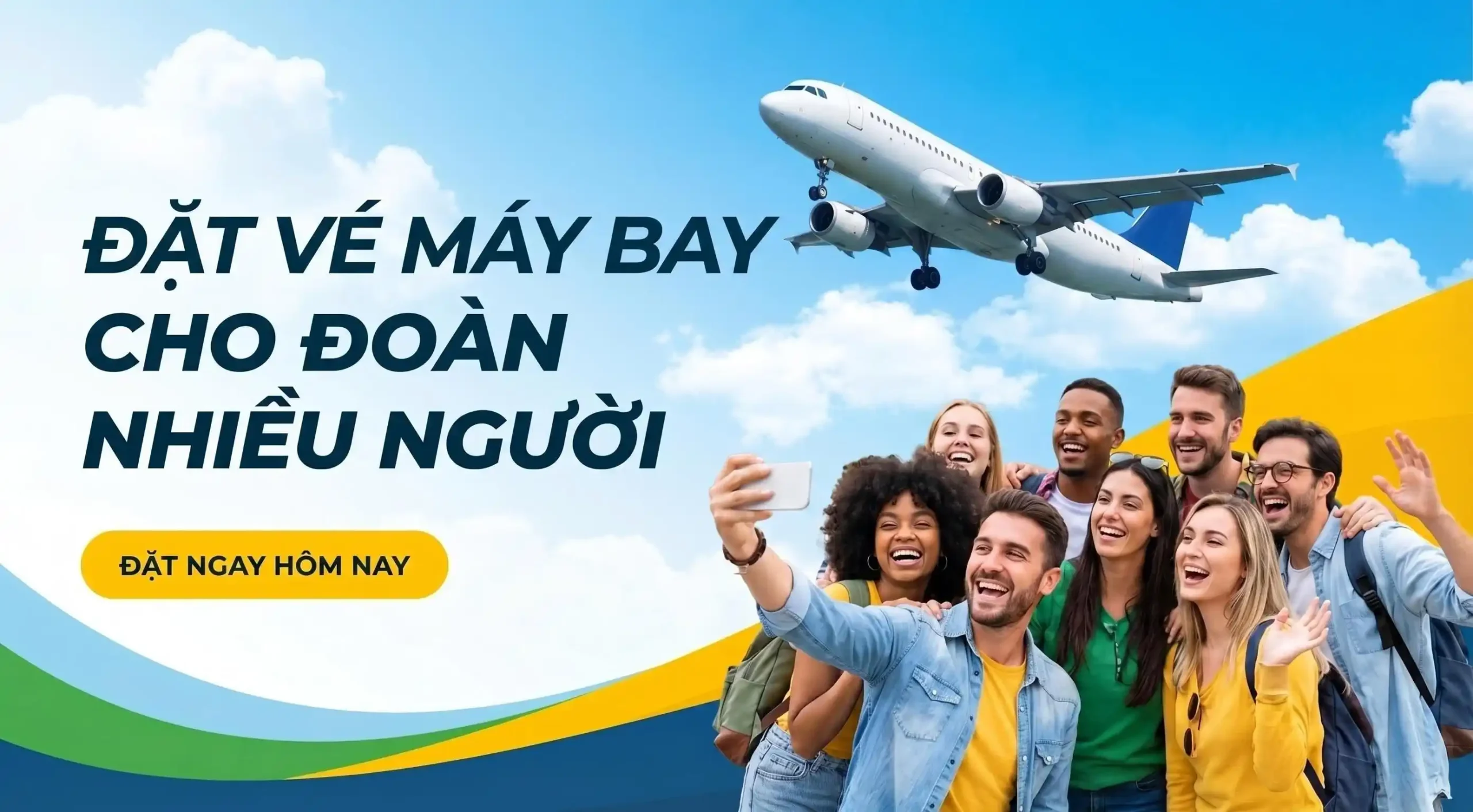 Đặt vé máy bay cho đoàn nhiều người