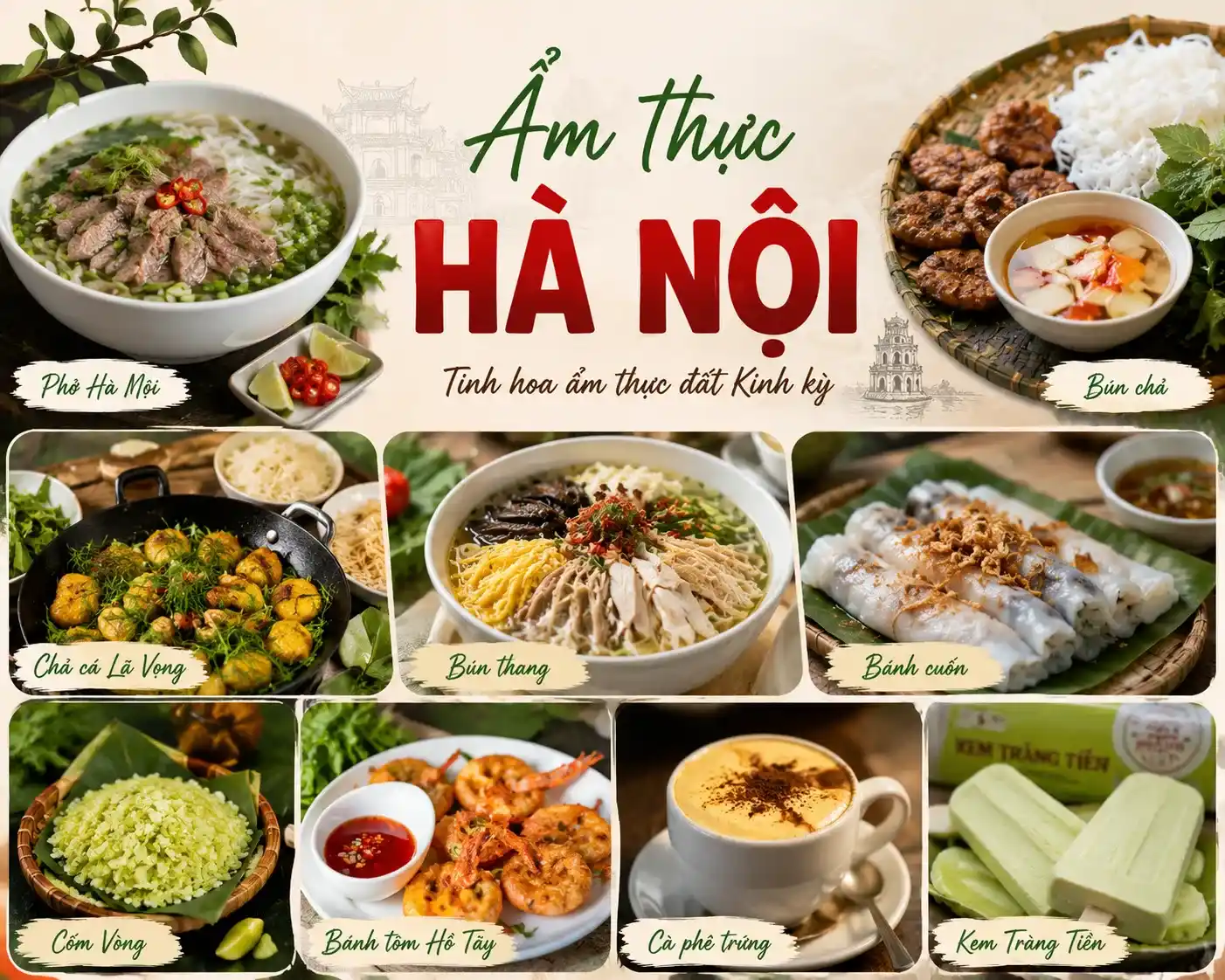 Thưởng thức tinh tuy ẩm thực Hà Nội