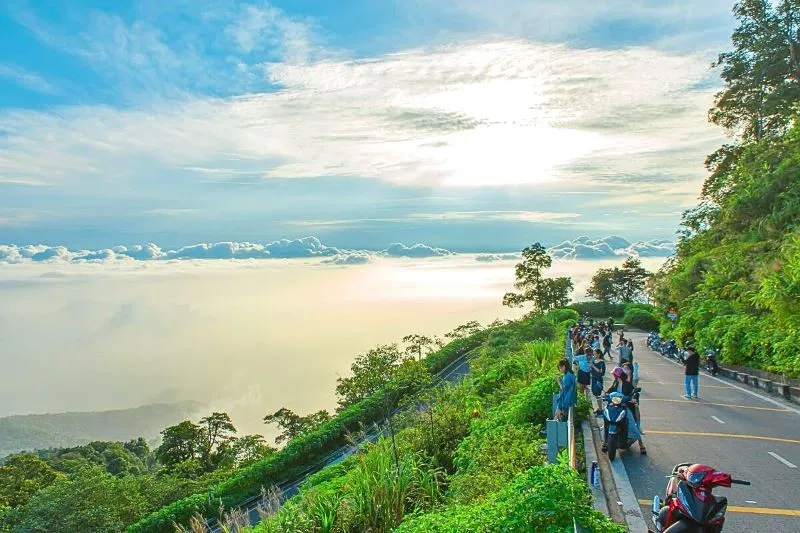 Không khí trong lành tại Ba Vì rất phù hợp cho hoạt động tập thể