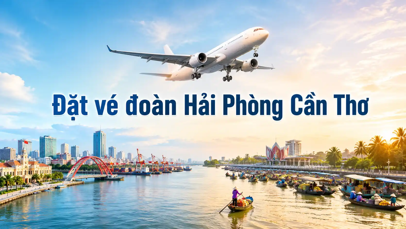 Đặt vé đoàn Hải Phòng Cần Thơ, lựa chọn thuận tiện cho hành trình