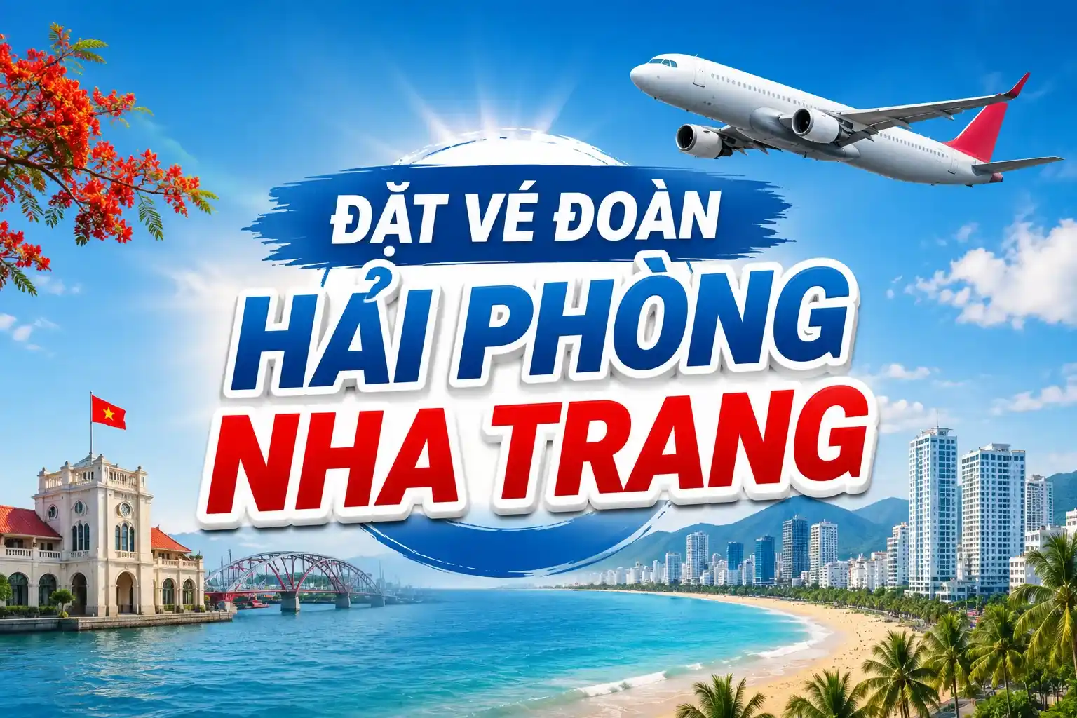 Đặt vé đoàn Hải Phòng Nha Trang để có một chuyến đi thật đáng nhớ