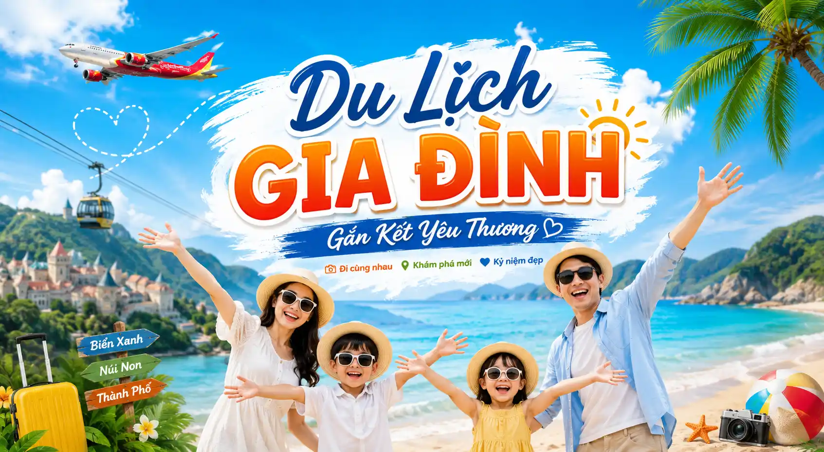 Du lịch gia đình, hành trình gắn kết yêu thương