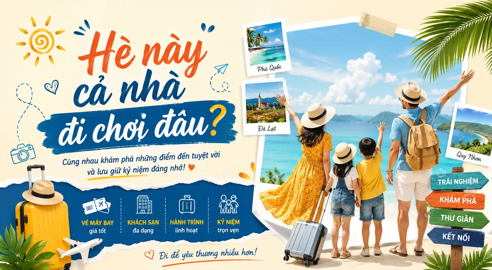 Hè này cả nhà đi chơi đâu?