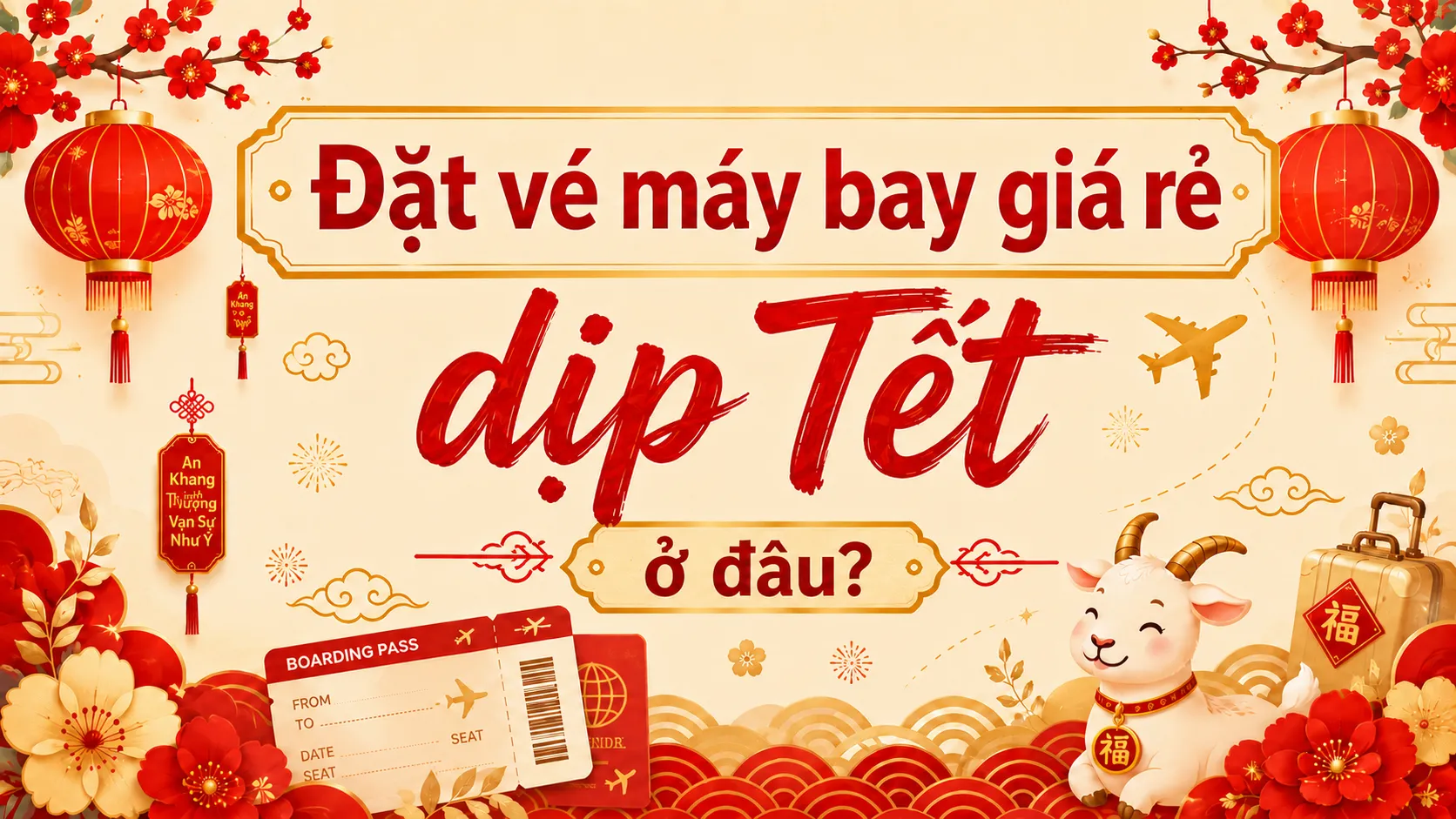 Đặt vé máy bay giá rẻ dịp Tết ở đâu?